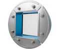 Cable Entry Frame, R, Number of Grommets 1, 80 x 80mm, Stainless Steel